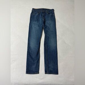 Levis 502‎ Jeans Mens 29x29 Blue Regular Tapered Mid Rise Denim